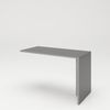 Fortuna 'Set' Schreibtisch mit Regal, Grau, 75 x 57,9 x 120 cm Bild 3