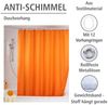 WENKO UNI Duschvorhang 180 x 200 cm, Orange, waschbar Bild 4