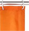WENKO UNI Duschvorhang 180 x 200 cm, Orange, waschbar Bild 3