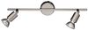 Wofi NINI 669 Wand & Deckenspot, 2x GU10, nickel-matt Bild 1