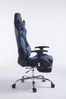 CLP Racing Gaming Bürostuhl Limit V2 Kunstleder höhenverstellbar und drehbar,schwarz/blau mit Fußablage Bild 5