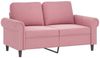 vidaXL 2-tlg. Sofagarnitur mit Kissen Rosa Samt 3202213 Bild 3