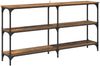 vidaXL Konsolentisch Altholz 150 x 29 x 75 cm Sperrholz und Metall 882217 Bild 2