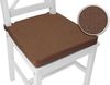 sunnypillow Stuhlkissen 4er Set Kissen Maße: 42 (vorne), 35 (hinten) x 40 x 5 cm Bild 3
