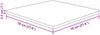 vidaXL Tischplatte Quadratisch Hellbraun 70x70x2,5cm Behandelte Eiche 343031 Bild 4