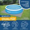 Bestway | Pool-Bodenschutzfliesen Set | XL-Pack 18 Stück á 50 x 50 cm | bis zu 4,5 m² | Grau | idealer Schutz für Pool & Rasen Bild 3