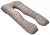 SEI Design Seitenschläferkissen Bodypillow - Körperkissen taupe, Seitenschläferkissen mit Bezug, 1-tlg, Schwangerschaftskissen gesteppt, 2x Reißverschluss Bild 4