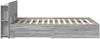 vidaXL Bettgestell mit Stauraum Grau Sonoma 160 x 200 cm Holzwerkstoff 3433782 Bild 4
