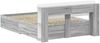 vidaXL Bettgestell mit Stauraum Grau Sonoma 160 x 200 cm Holzwerkstoff 3433782 Bild 5