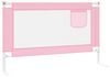 Kleinkind-Bettschutzgitter Rosa 120x25 cm Stoff Bild 4