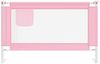 Kleinkind-Bettschutzgitter Rosa 120x25 cm Stoff Bild 3