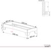 Holzbett (Fichte) "Rosi" 80 x 220 cm 38 cm ohne Kopfteil Massivholzbett Bett Bild 5