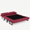 2-Sitzer-Schlafsofa, 'Sando ', 78 x 78 x 133, Kastanienbraun Bild 4