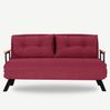 2-Sitzer-Schlafsofa, 'Sando ', 78 x 78 x 133, Kastanienbraun Bild 2