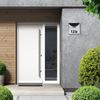 MeLiTec Solar Hausnummer SH04 beleuchtet, Edelstahl Bild 5