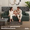 skølm 'Freki' Cloud Sofa 2 Sitzer, Vollschaumcouch mit Federkern und Vakuum-Kompression, kein Aufbau erforderlich, mit 2 Kissen, Cord dunkelgrün Bild 4