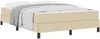 vidaXL Boxspringbett mit Matratze Creme 140 x 190 cm Stoff 3398491 Bild 2