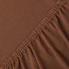 NatureMark 2er Pack Kinder Jersey Spannbettlaken, Spannbetttuch 100% Baumwolle in vielen Größen und Farben MARKENQUALITÄT ÖKOTEX Standard 100 | 70x140 cm - Schoko braun Bild 2