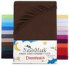 NatureMark 2er Pack Kinder Jersey Spannbettlaken, Spannbetttuch 100% Baumwolle in vielen Größen und Farben MARKENQUALITÄT ÖKOTEX Standard 100 | 70x140 cm - Schoko braun Bild 4
