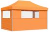vidaXL Pop-Up Partyzelt, faltbar, Stahl / PE, orange, mit 3 Seitenteilen, 315 x 440 x 292 cm Bild 5