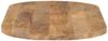 vidaXL Tischplatte 120x60x2,5 cm Oval Massivholz Mango 370130 Bild 4