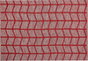 Teppich Baumwolle rot 140 x 200 cm geometrisches Muster SIVAS Bild 4