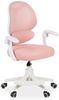 IDIMEX Schreibtischstuhl ISLA, Kinder Bürostuhl mit Fußstütze ergonomisch höhenverstellbar Rosa Bild 3