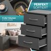 CASARIA® 2x Nachttisch Eloise Anthrazit Bild 3
