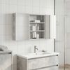 vidaXL Badezimmerschrank-Set 3 pcs 100 x 10,5 x 50 cm Holzwerkstoff 3403683 Bild 4
