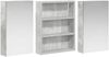 vidaXL Badezimmerschrank-Set 3 pcs 100 x 10,5 x 50 cm Holzwerkstoff 3403683 Bild 5