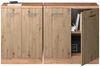 Küchenschrank für Dachschrägen R-Line Artisan-Eiche 140 cm 2er Set Schrankkorpuss 60 cm Tiefe Vicco Bild 5