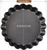 LuxusKollektion Kochbesteck-Set Tartelette Förmchen Hebeboden 10cm 8 Mini Quiche 10cm×8 Bild 2