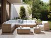 Lounge Set XXL Hellbraun Bild 3