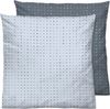 biberna 0636047 Mako-Satin Bettwäsche PUNKTE - MIX & MATCH, blau, 1x 80x80 cm Bild 4