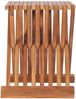 vidaXL Klappbarer Hocker 40×32×45 cm Massivholz Teak 48992 Bild 2