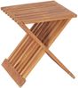 vidaXL Klappbarer Hocker 40×32×45 cm Massivholz Teak 48992 Bild 3