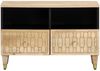 vidaXL TV-Schrank 70x33x46 cm Massivholz Mango 358249 Bild 3