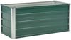 vidaXL Garten-Hochbeet Verzinkter Stahl 100x40x45 cm Grün 44855 Bild 2