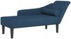 vidaXL Chaiselongue mit Kissen Blau Stoff Bild 2