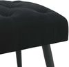 vidaXL Bank mit Knopfheftung Schwarz 80 x 40 x 46 cm Samt 42038563 Bild 3