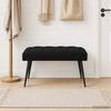 vidaXL Bank mit Knopfheftung Schwarz 80 x 40 x 46 cm Samt 42038563 Bild 4
