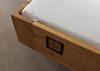 Bett inkl. Kopfteilkissen taupe Wildeiche 180x200x86 natur geölt/lackiert KITZBÜHEL #258 Bild 5