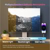 Quntis LED Schreibtischlampe 52cm PRO bildschirmleuchte klemmleuchte monitor licht zum klemmen, Augenschutz, LED wechselbar, Kaltweiß, Warmweiß, Tageslichtweiß, Einstellbare Helligkeit, Anti-Strahlung tischlampe computer monitor beleuchtung bildschirml... Bild 3