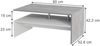 Couchtisch Amato Beton/Weiß 90 x 52.6 cm Vicco Bild 2