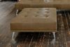KAWOLA Hocker WIOLO Leder camel 42 x 110 x 110 cm Bild 2