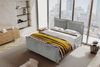 99rooms Vero Plus Boxspringbett 160x200 cm Cordstoff POSO Hellgrau Bild 3