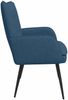 vidaXL 2-Sitzer Sofa Blau 115 x 61 x 87 cm Stoff 42028910 Bild 5