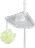 WENKO COMPACT Dusch Eckablage, Weiß, 4 Etagen, ausziehbar Bild 4