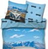 SkyBrands Volkswagen Bettwäsche VW Bulli T1 Panorama Renforcé 135 x 200 + 80 x 80 cm Bild 2