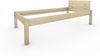 Pfostenbett Massivholzbett (Fichte) "Daybett" 100 x 210 cm 48 cm Holzbett 300kg Bild 2